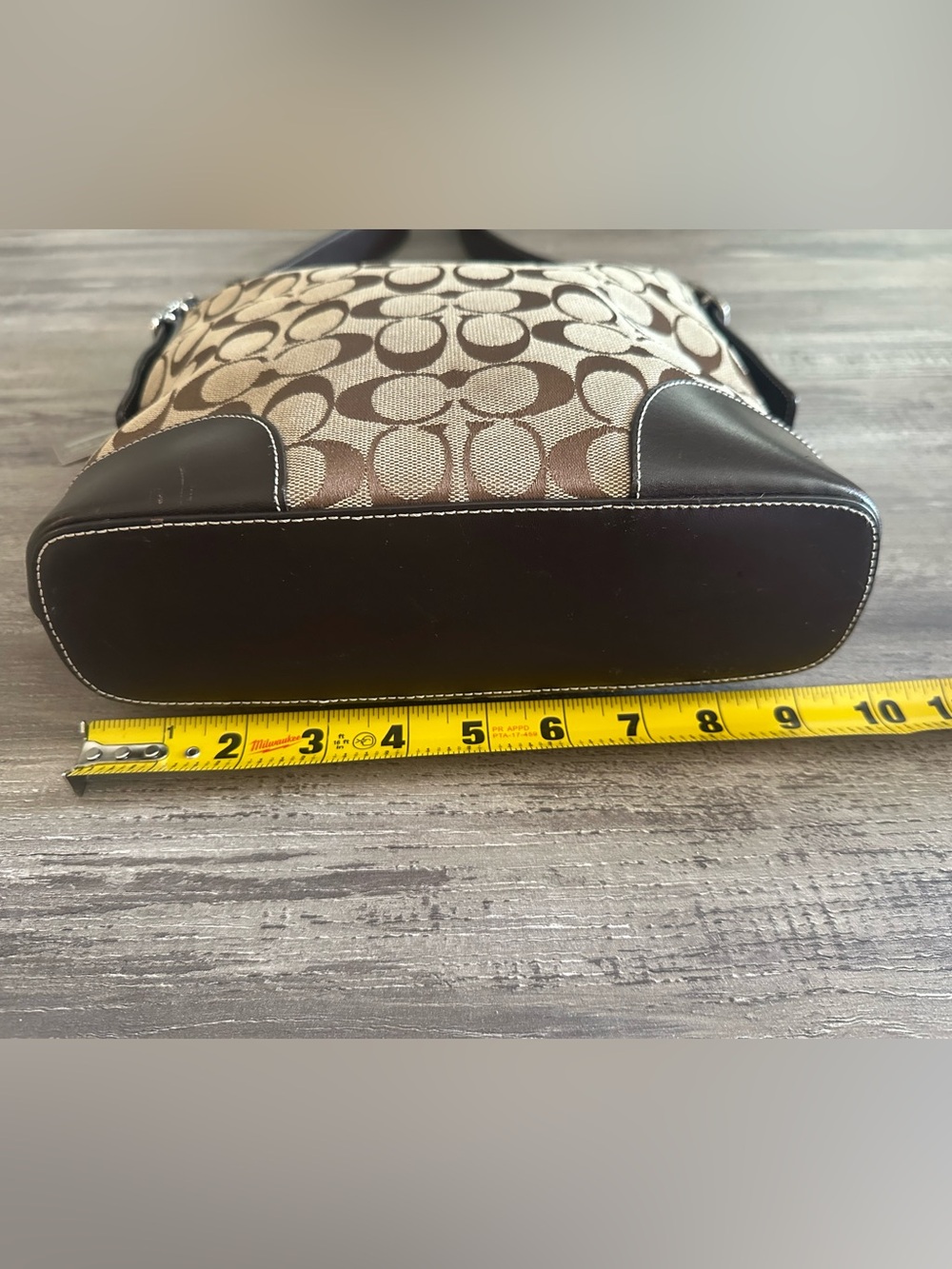 Signature Canvas Crossbody with Leather Trim - Picture 7 of 8